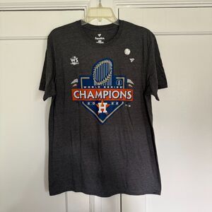 HOUSTON ASTROS 2022 World Series Champions T-Shirt Mens Size L NWT